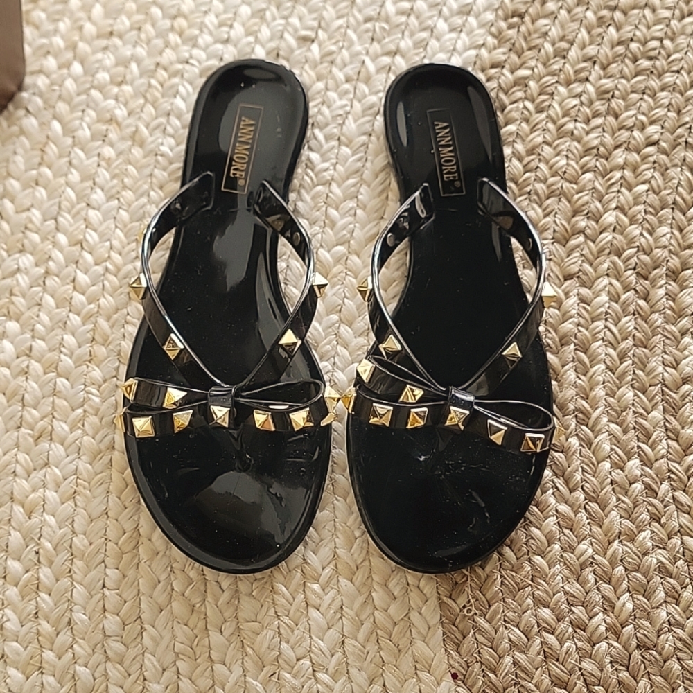 ANN MORE studded sandals